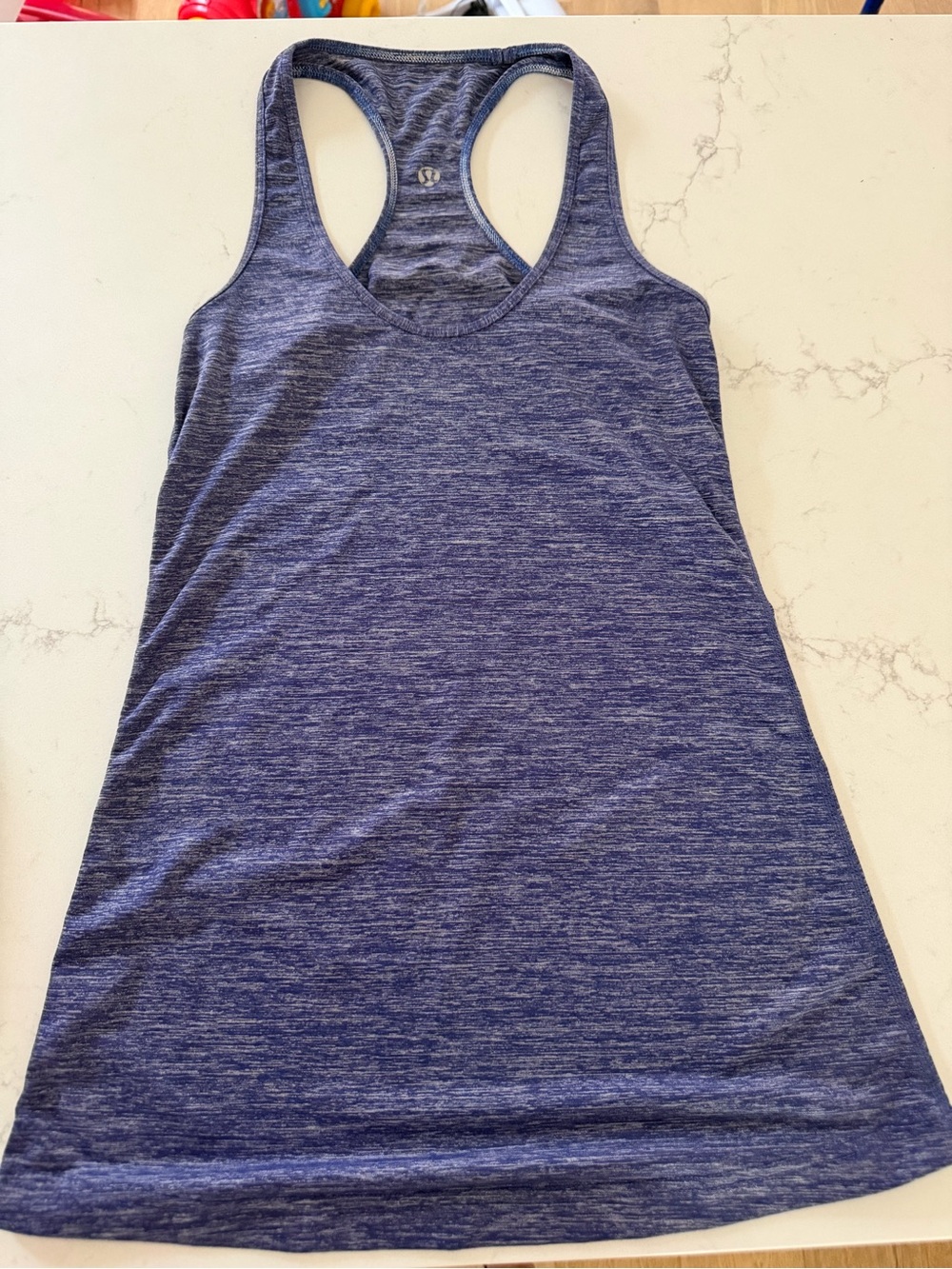 lululemon athletica Women's Blue Racerback Tank Top
